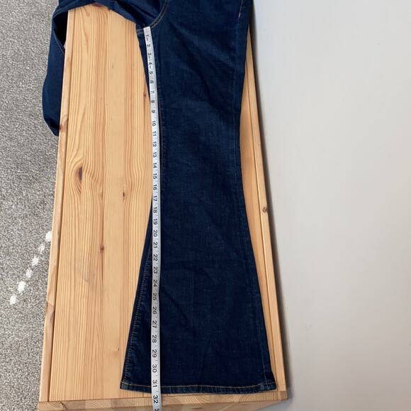 Blank NYC The Waverly High Rise Flare Dark Wash Jean 27 - Picture 10 of 11